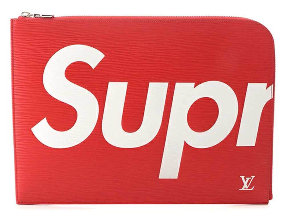 LOUIS VUITTON Pochette Jour Epi Red Supreme Collaboration I